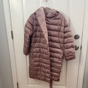 Women's Pink Quilted Coat